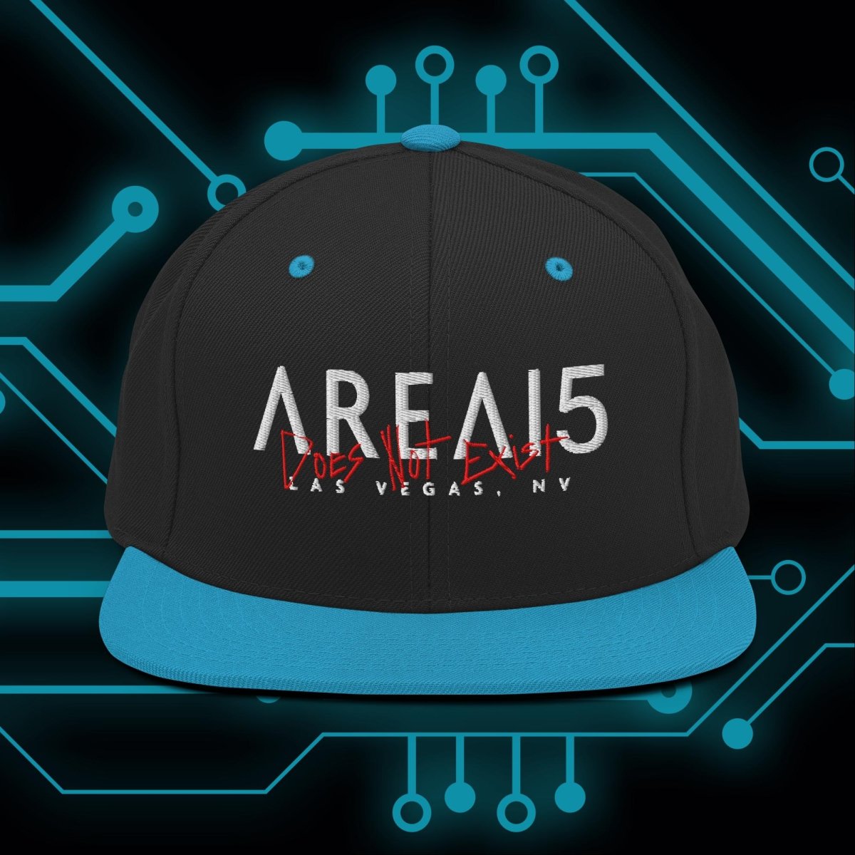 Does Not Exist Snapback Cap - AREA15