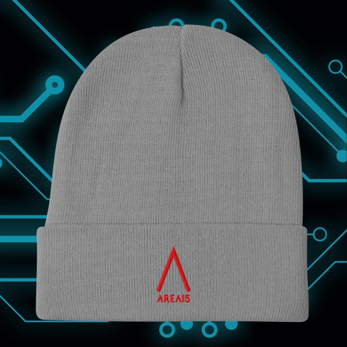 Portal Embroidered Beanie - AREA15