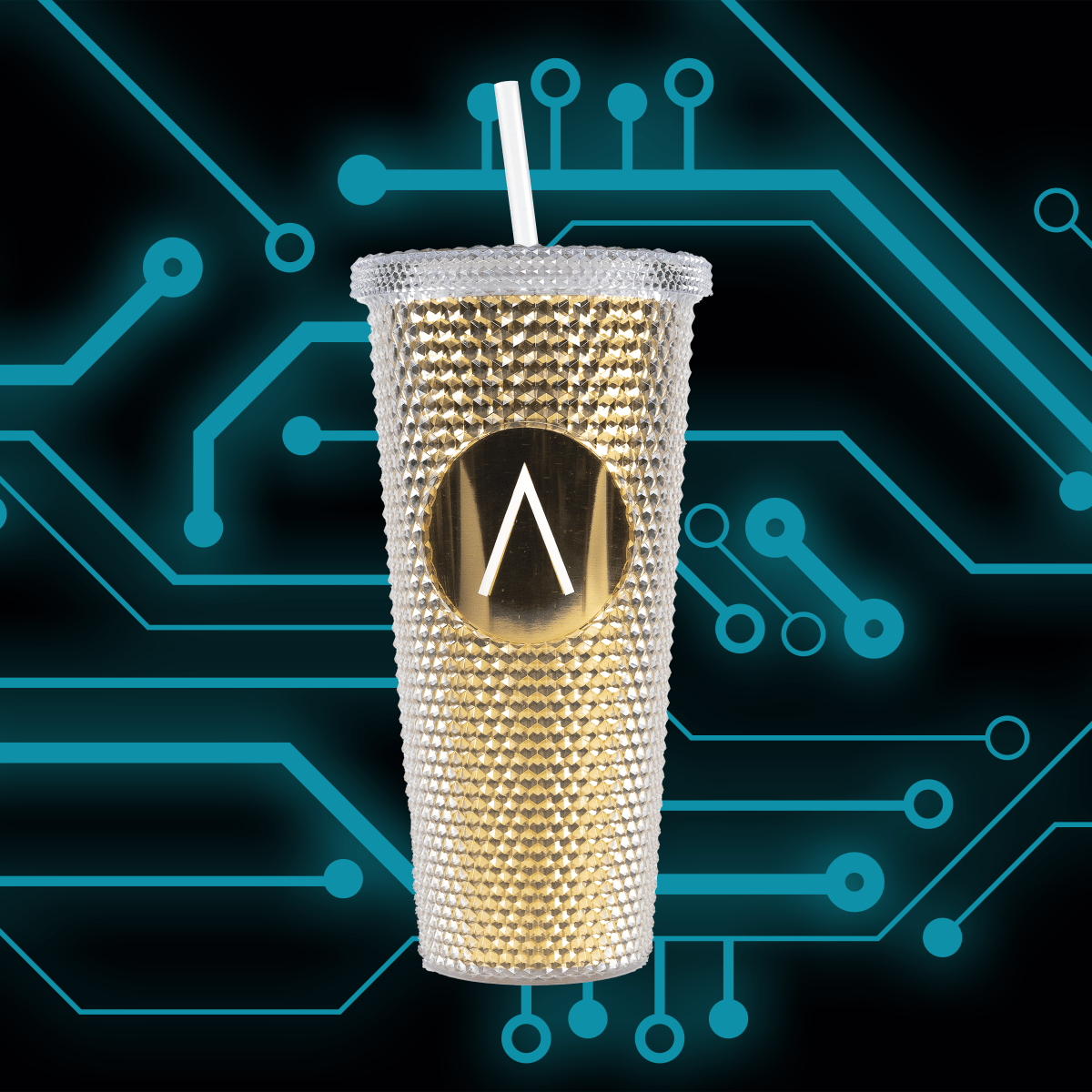 Portal Foil Diamond Cut Tumbler - AREA15