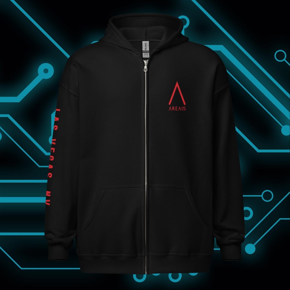 Portal Unisex Zip Hoodie - AREA15