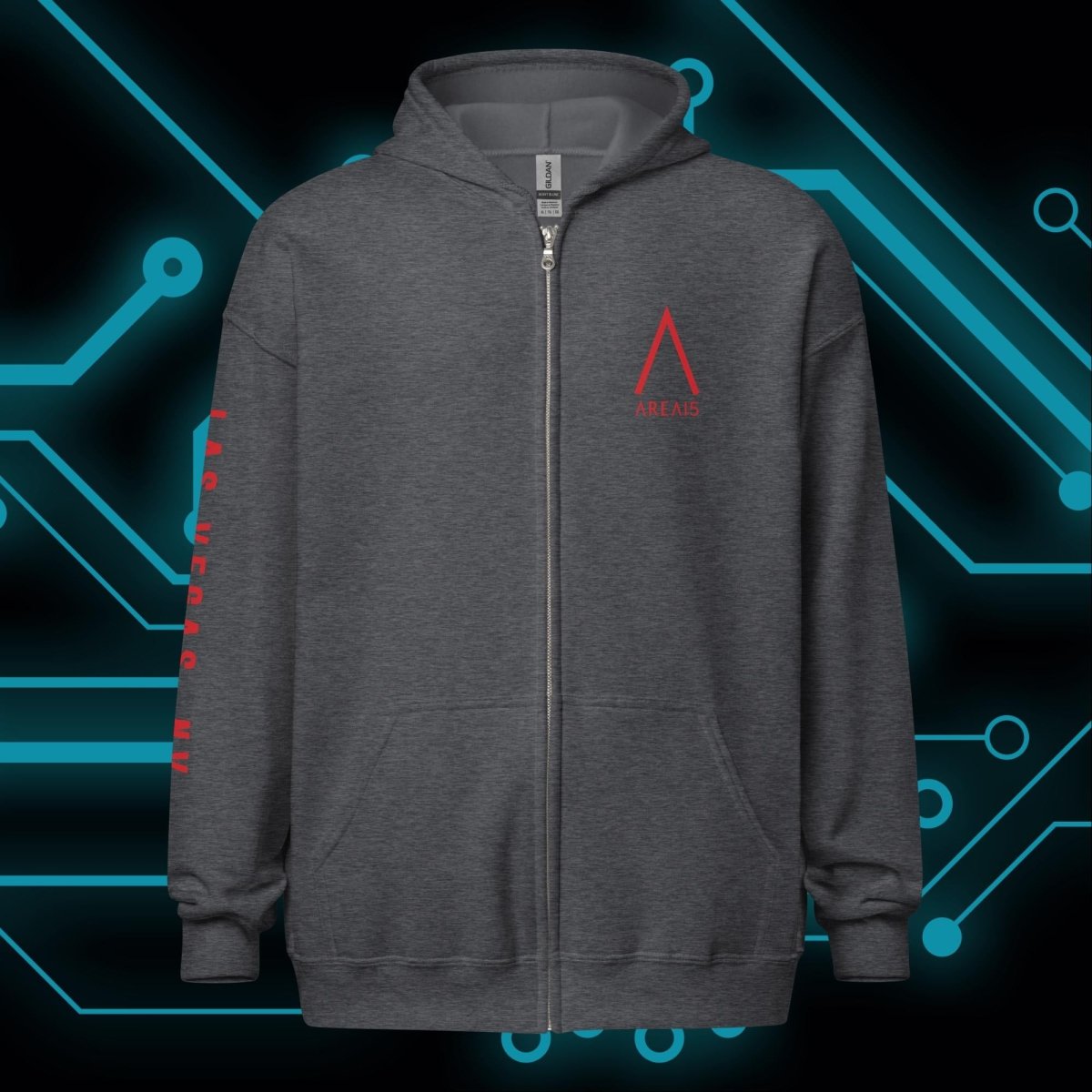 Portal Unisex Zip Hoodie - AREA15