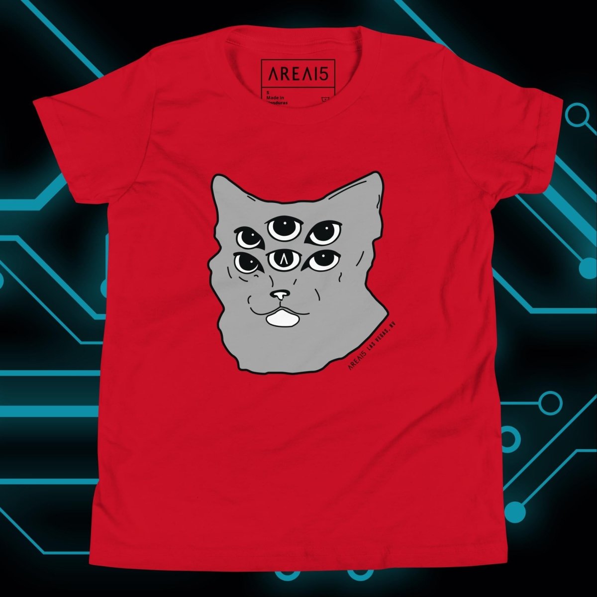Six - Eyed Cat Youth Tee - AREA15