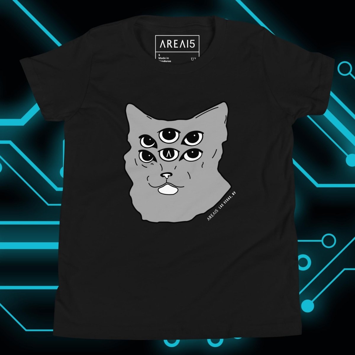 Six - Eyed Cat Youth Tee - AREA15