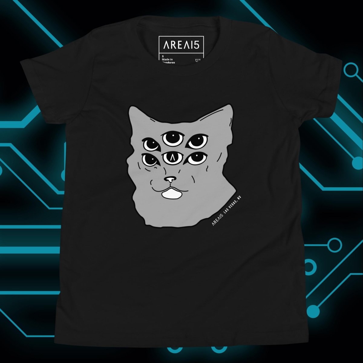 Six - Eyed Cat Youth Tee - AREA15