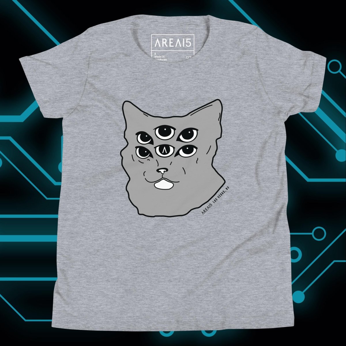 Six - Eyed Cat Youth Tee - AREA15
