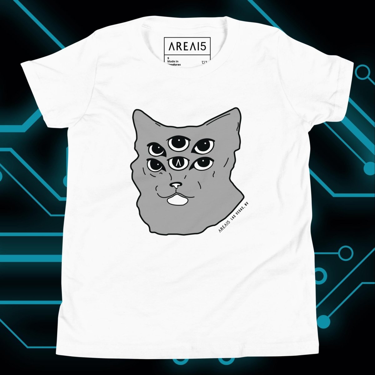 Six - Eyed Cat Youth Tee - AREA15