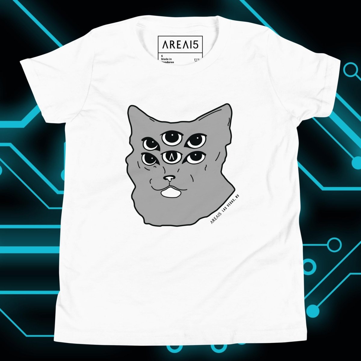 Six - Eyed Cat Youth Tee - AREA15