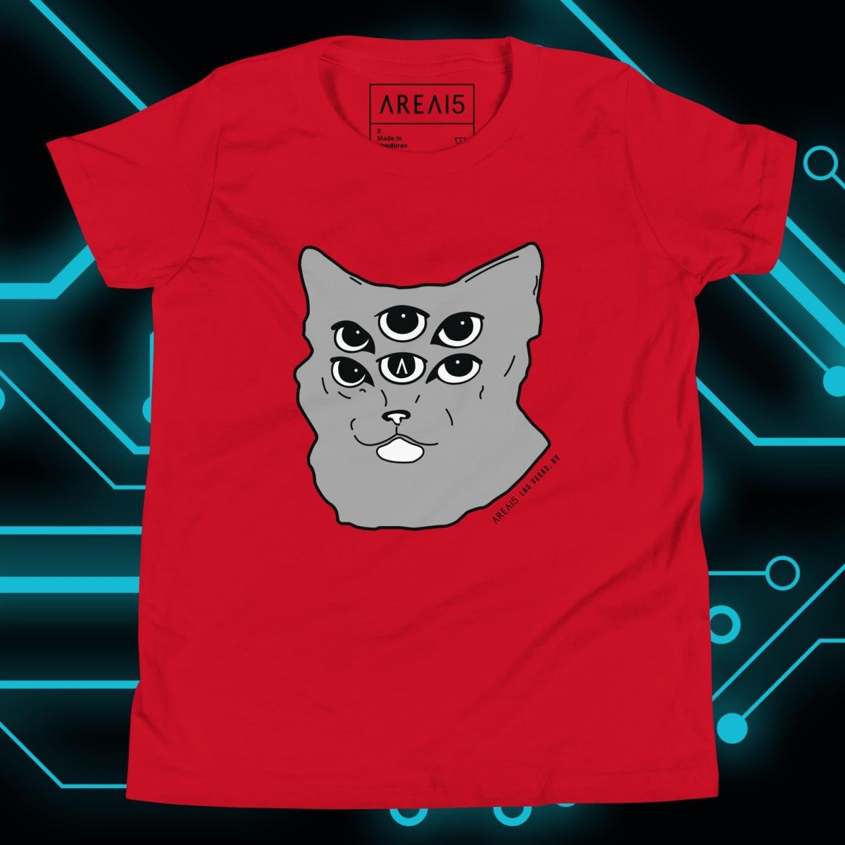 Six - Eyed Cat Youth Tee - AREA15