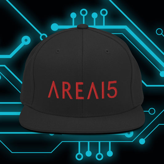 AREA15 Logo Snapback Cap