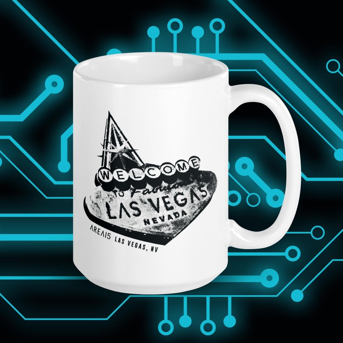 Las Vegas Sign Ceramic Mug - AREA15