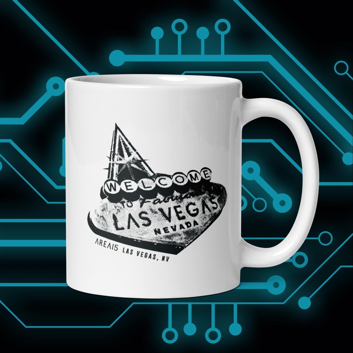 Las Vegas Sign Ceramic Mug - AREA15