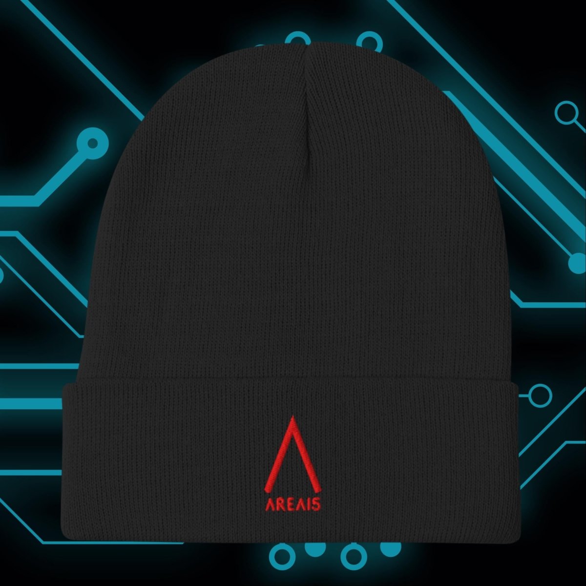 Portal Embroidered Beanie - AREA15