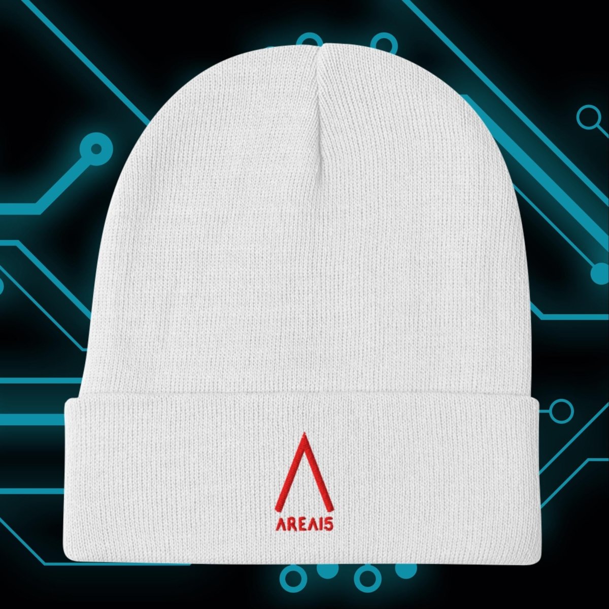 Portal Embroidered Beanie - AREA15