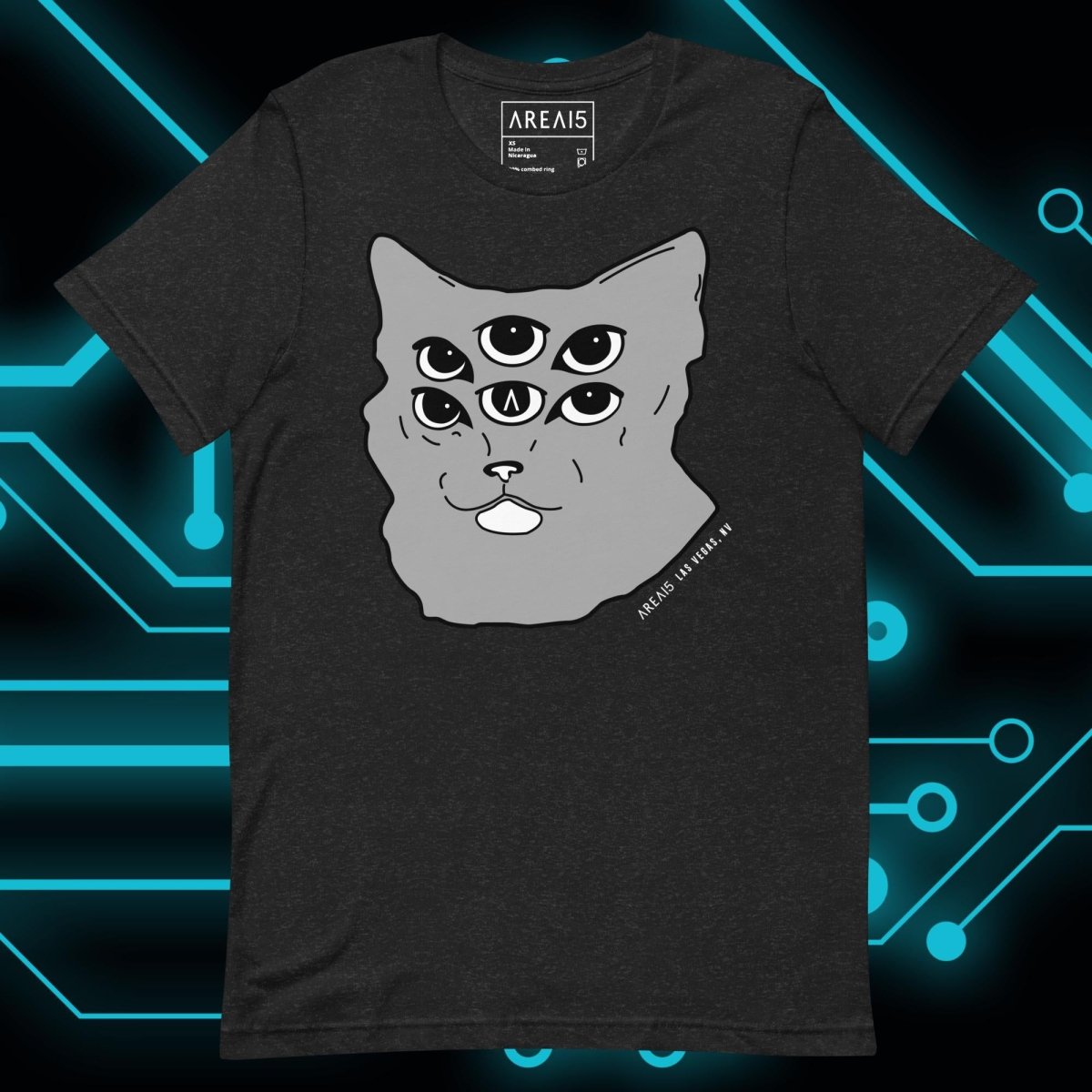 Six - Eyed Cat Unisex Tee - AREA15