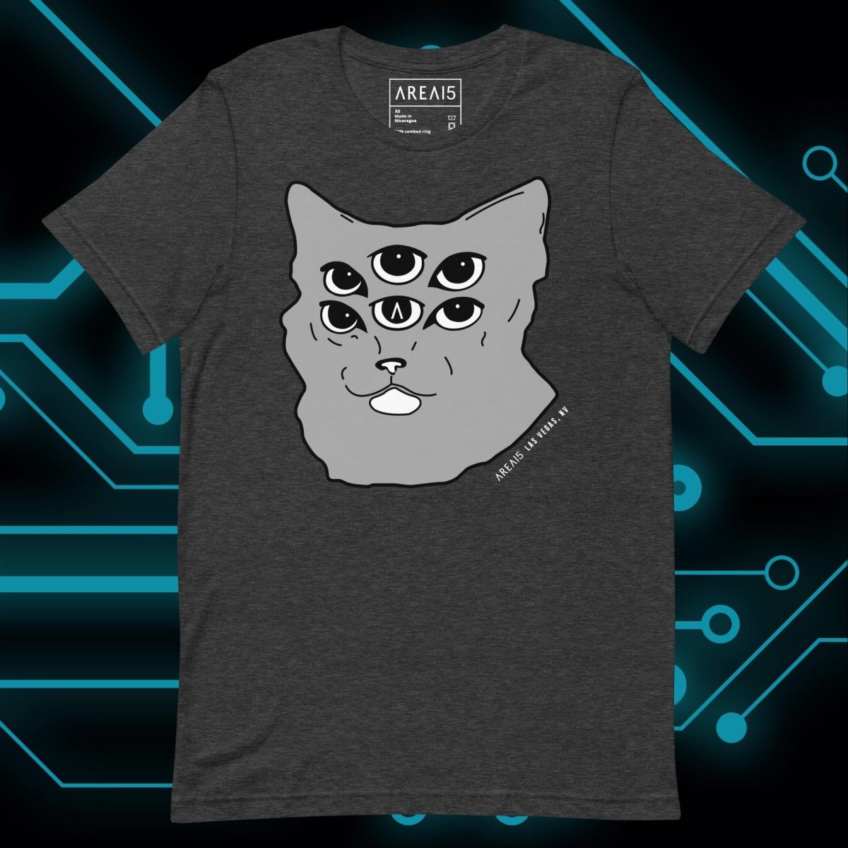 Six - Eyed Cat Unisex Tee - AREA15