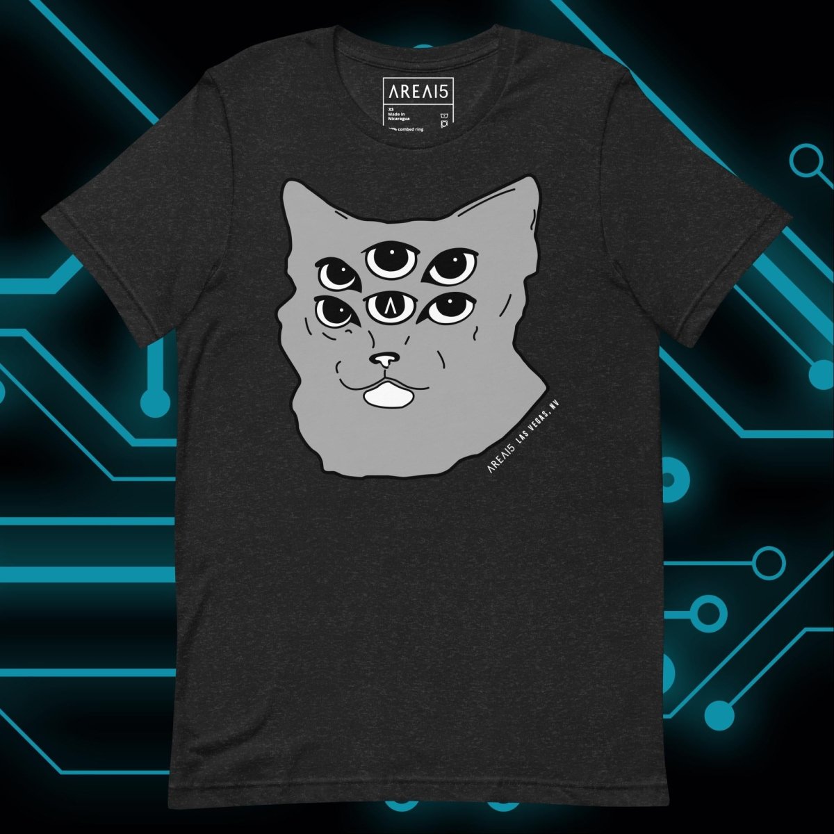 Six - Eyed Cat Unisex Tee - AREA15