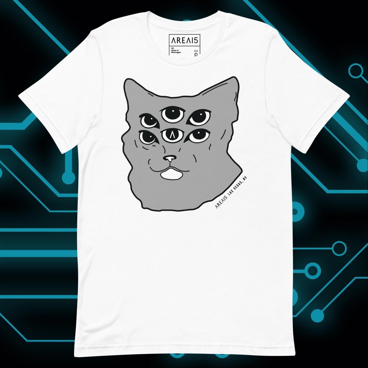 Six - Eyed Cat Unisex Tee - AREA15