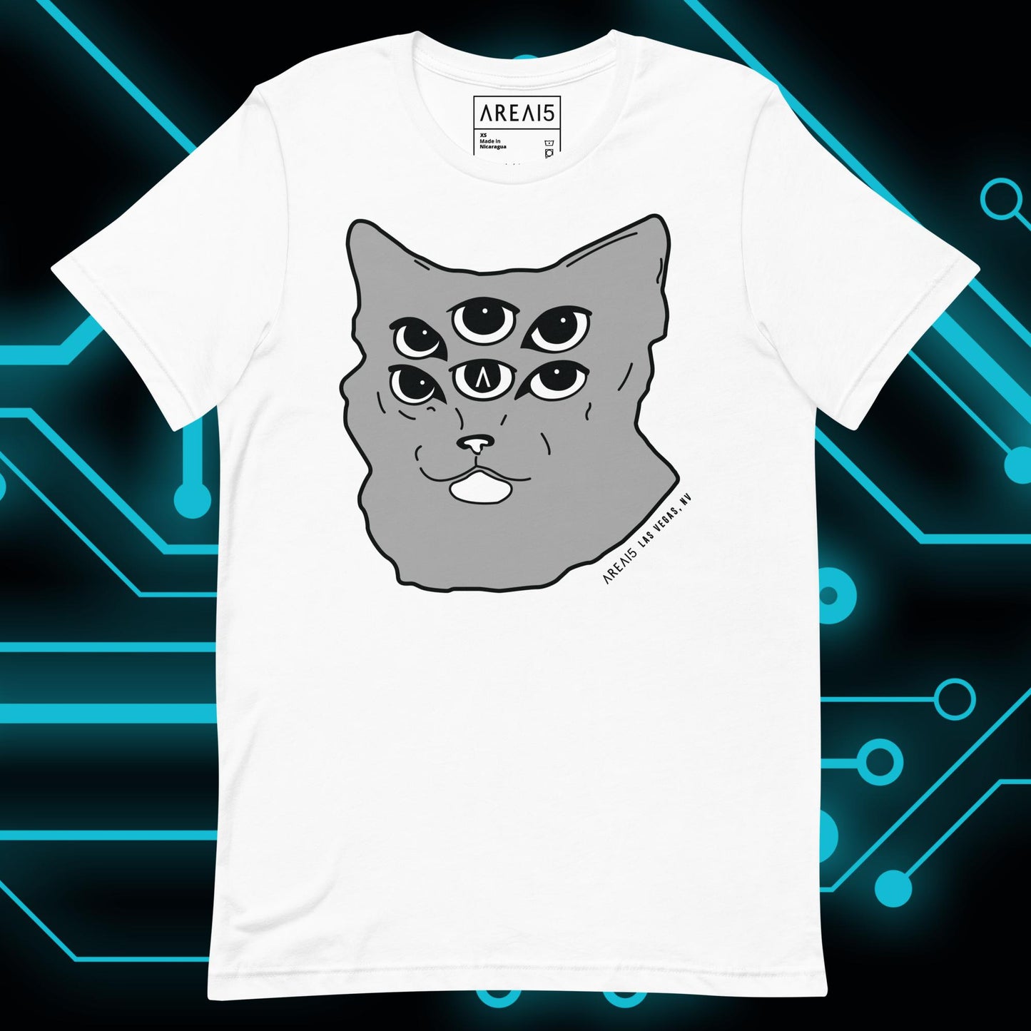 Six-Eyed Cat Unisex Tee